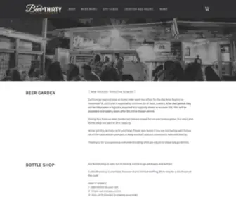 Beerthirtysantacruz.com(Beer Thirty Bottle Shop & Pour House) Screenshot