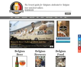 Beertourism.com(Belgian Beer and Food Culture) Screenshot