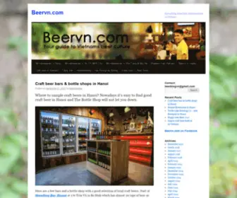 Beervn.com(Everything about beer and breweries in Vietnam) Screenshot