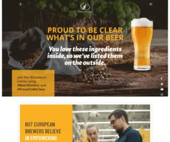 Beerwisdom.eu(Proud to be clear) Screenshot