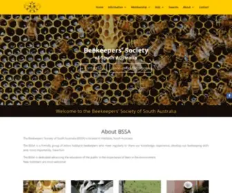 Bees.org.au(Beekeepers' Society of South Australia) Screenshot