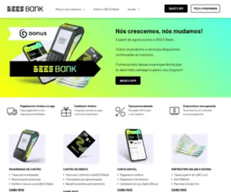 Beesbank.com.br(BEES Bank. Mais vantagens para o seu negócio) Screenshot