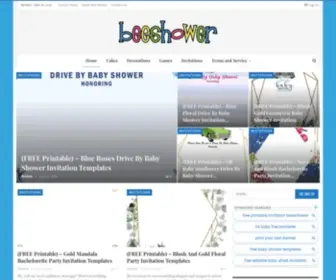 Beeshower.com(Free Printable Baby Shower Invitation Templates) Screenshot