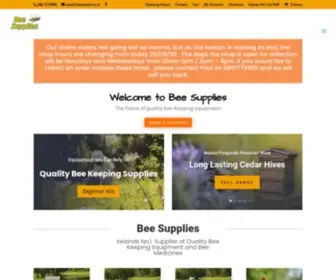 Beesupplies.ie(Quality Beekeeping Equipment for beginners and professional Beekeepers) Screenshot