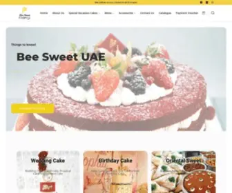 Beesweetuae.com(No.1 Exclusive Cake Shop in UAE) Screenshot