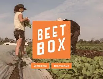 Beetbox.ca(Welcome // Bienvenue) Screenshot