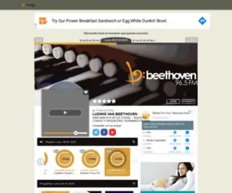 Beethovenfm.cl(UC Radio Beethoven) Screenshot