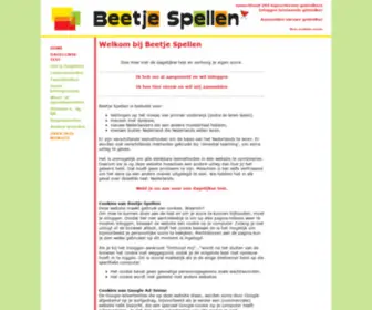 Beetjespellen.nl(Beetje spellen) Screenshot