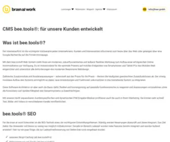 Beetools.de(CMS bee.tools®) Screenshot