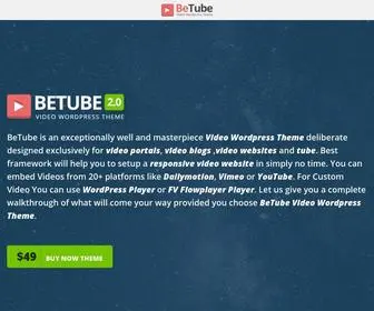 Beetube.me(Betube Responsive Video WordPress Theme) Screenshot