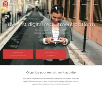 Beetween-Software.com(Online Recruitment Software) Screenshot