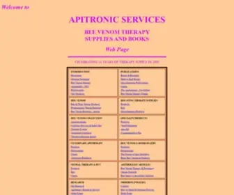 Beevenom.com(Bee Venom Therapy) Screenshot