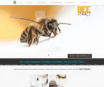 Beextract.com(BEEXtract) Screenshot