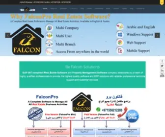 Befalcon.com(Real Estate Software Dubai) Screenshot