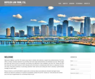 Befelerlawfirm.com(Tampa Law Firm) Screenshot