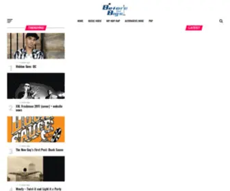 Beforebigs.com(Music blog) Screenshot