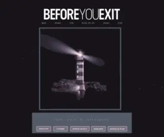 Beforeyouexit.com(Before You Exit) Screenshot