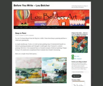 Beforeyouwrite.com(Lou Belcher) Screenshot