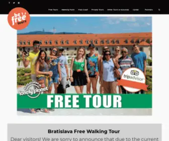 Befreetours.com(Be Free Tours) Screenshot