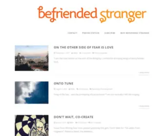 Befriendedstranger.com(Just another WordPress site) Screenshot