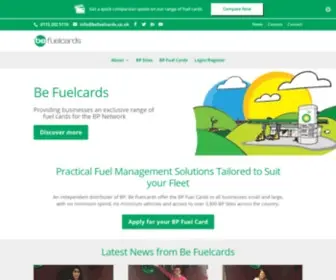 Befuelcards.co.uk(Be Fuelcards) Screenshot