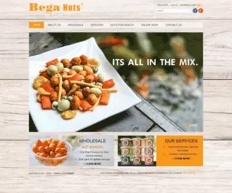 Beganuts.com(Bega Nuts) Screenshot