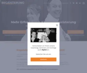 Begeisterung.de(Agentur STRUPAT.KundenBegeisterung) Screenshot