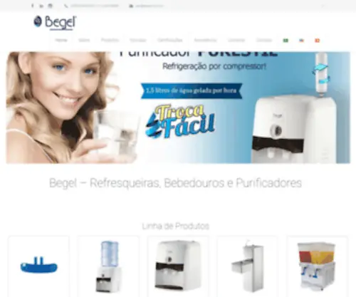 Begel.com.br(Bebedouros) Screenshot