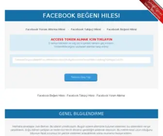 Begeniservisim.com(Facebook beğeni hilesi) Screenshot