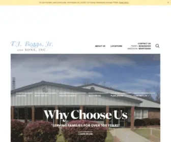 Beggsfuneral.com(Beggs Funeral Home) Screenshot