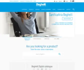 Beghelli.com(Lighting) Screenshot