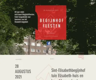 BegijNhoffeesten.be(Begijnhoffeesten Gent) Screenshot