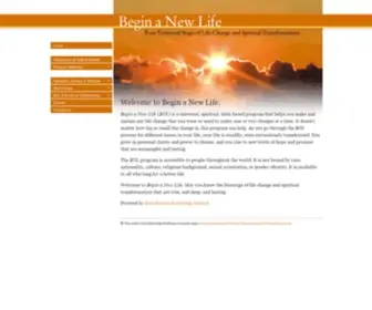 Beginanewlife.info(Begin a New Life) Screenshot