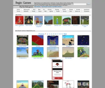 Begingames.com(Begin Games) Screenshot