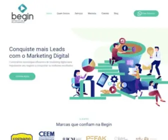 Beginmkt.com.br(Begin Marketing de Relacionamento) Screenshot