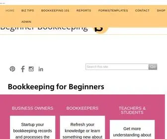 Beginner-Bookkeeping.com(Free Bookkeeping Guide Made Easy for Beginners) Screenshot