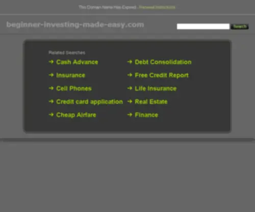 Beginner-Investing-Made-Easy.com(Beginner Investing Made Easy) Screenshot