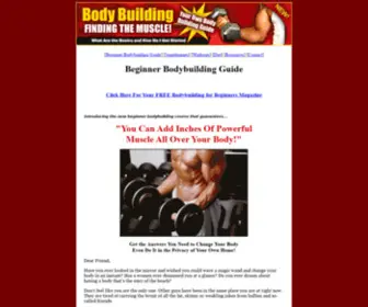 Beginnerbodybuilding.net(Beginner Bodybuilding Guide) Screenshot