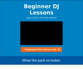 BeginnerdjLessons.com(Beginner DJ Lessons) Screenshot