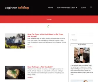 Beginnergrilling.com(Beginner Grilling) Screenshot