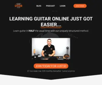 Beginnerguitaracademy.com(Beginner Guitar Academy) Screenshot