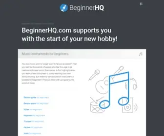 Beginnerhq.com(Beginner HQ) Screenshot