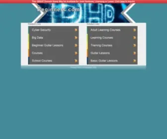 Beginners.com(Beginners) Screenshot