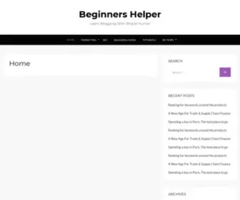 Beginnershelper.com(Beginners Helper) Screenshot