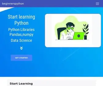 Beginnerspython.com(Beginners: Python) Screenshot