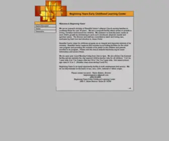 Beginningyearscc.com(Beginningyearscc) Screenshot