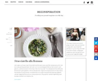 Beginspiration.nl(Food blog) Screenshot