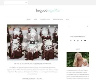 Begoodorganics.com(Be Good Organics) Screenshot