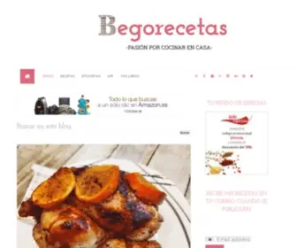 Begorecetas.com(Begorecetas es tu punto de referencia si tienes un olla programable o un robot de cocina. En este blog) Screenshot