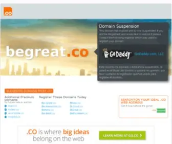 Begreat.co(Be Great) Screenshot